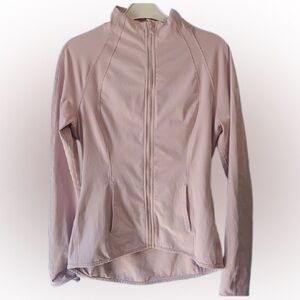 YOGALICIOUS Dusty Rose Pink Zip Up Jacket